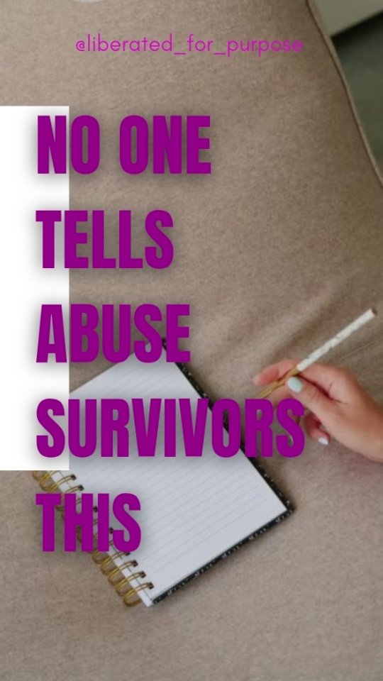 No one tells abuse survivors this…
Healing doesn’t start with having it all figured out.
It starts with clarity returning in small moments.
With remembering who you are outside what you survived.
With choosing your self-worth again, even on the hard days.

You are not broken. You are becoming.

Follow for healing content made for you.

Website
Www.liberatedforpurpose.com

WhatsApp 
- BBC: https://chat.whatsapp.com/F85TUq9YHMz1L0wSpIiHNW

- ⁠FREE 30- minutes session:  https://calendly.com/liberatedforpurpose2/30min

#healingjourney💜 #abusesurvivor #survivorhealing #reclaimyouridentity #selfworthmatters