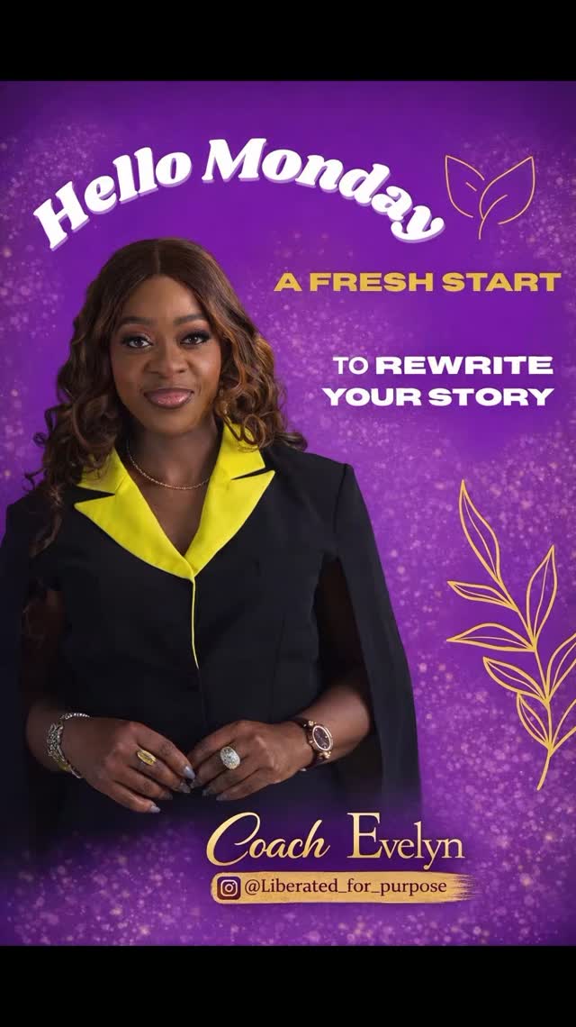 Monday isn’t just another day. It’s a reminder that you get to start again.
No matter what last week looked like, you still have the power to rebuild, reset, and rise. There is nothing more powerful than a woman rebuilding herself from the ashes — choosing growth over fear, purpose over pain, and faith over doubt.
This is your fresh start. Rewrite the story. Reclaim your voice. Walk boldly into everything you deserve.
New week. New mindset. Same unstoppable you. ✨
#MondayMotivation 
#FreshStart 
#WomenWhoRise
#RebuildingSeason 
#UnstoppableWoman 
Follow @Liberated_for_purpose for daily reminders, healing conversations, and purpose-driven growth 🤍
👉🏽joinjoin the Beyond Beauty Community using the link in bio
👉🏽visit our website at www.liberatedforpurpose.com for our products and services