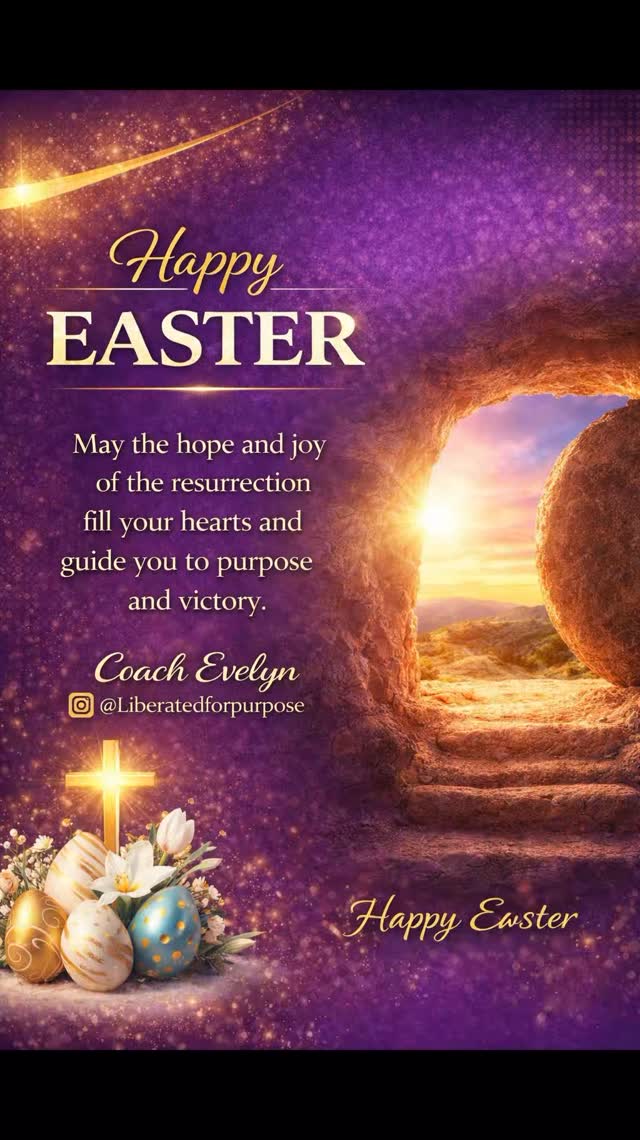 He is Risen! ✝️
Easter reminds us of the power of hope, renewal, and victory through Christ.

Because of the resurrection, we are reminded that every challenge has an end, every darkness gives way to light, and every setback can lead to a comeback.

May this Easter fill your heart with peace, faith, and renewed purpose.
Happy Easter to you and your loved ones.

#HappyEaster
#HeIsRisen
#EasterSunday
#ResurrectionPower
#faithandpurpose