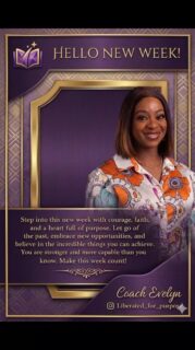 This is your reminder:
You are not stepping into this week empty… you are stepping in with PURPOSE, STRENGTH, & GRACE.
No fear. No doubt. No holding back.
Everything you need is already within you.
Go and dominate your week.

What are you believing God for this week?
Drop it in the comments 👇🏾
 
#NewWeek #MondayMotivation #PurposeDriven #WalkInPurpose #faithoverfear🙏